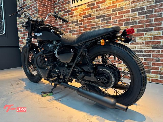 マフラー w650 アップフェンダー W650 キャブトンスクランブラー 2-1