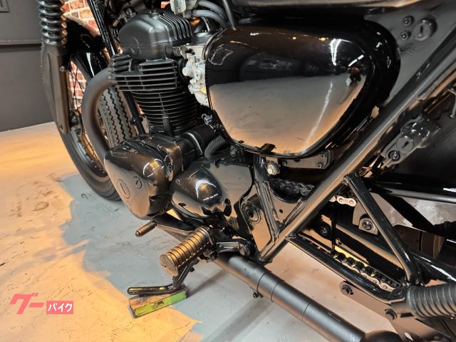 カワサキ W650 フルカスタム ビンテージタイヤ新品 前後ショート