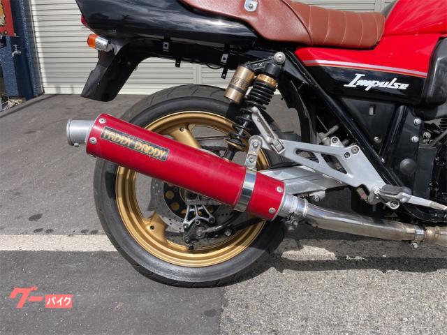 スズキ GSX400インパルス GK79 社外マフラー カスタム 