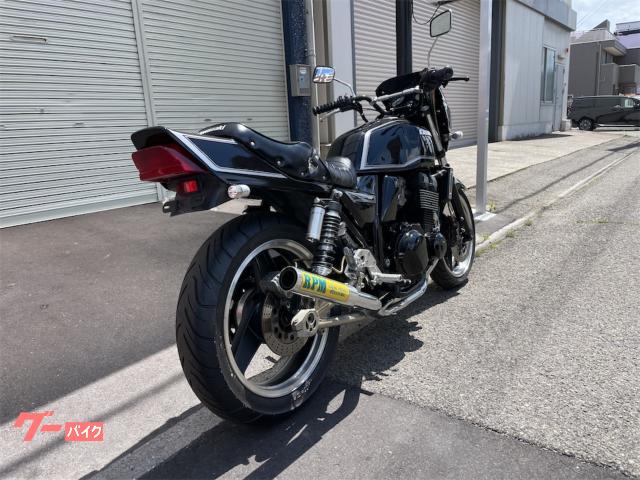 カワサキ ZRX400 ショート管 タックロールシート カスタム