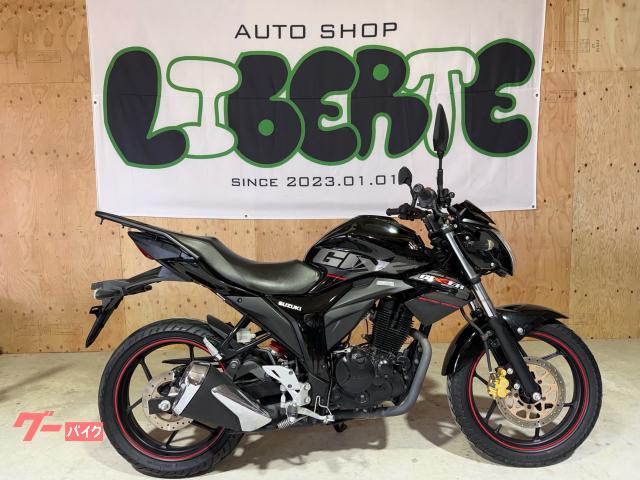 ＧＩＸＸＥＲ　１５０　フロントフォークＯＨ済　リアキャリア　センタースタンド　自賠責残有