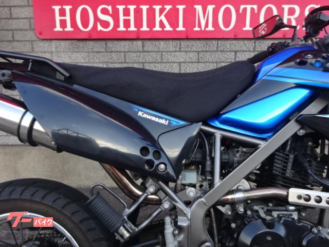 カワサキ Dトラッカー125 ビームスマフラー ハンドル