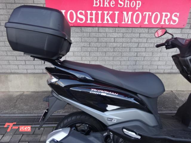スズキ バーグマンストリート125EX ワンオーナー GIVIリヤ