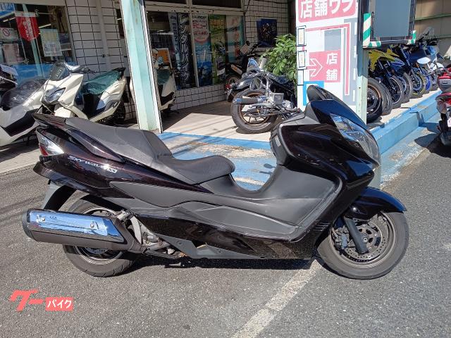スカイウェイブ２５０　ＳＳ　キーレス　インチバー　スクリーンレス