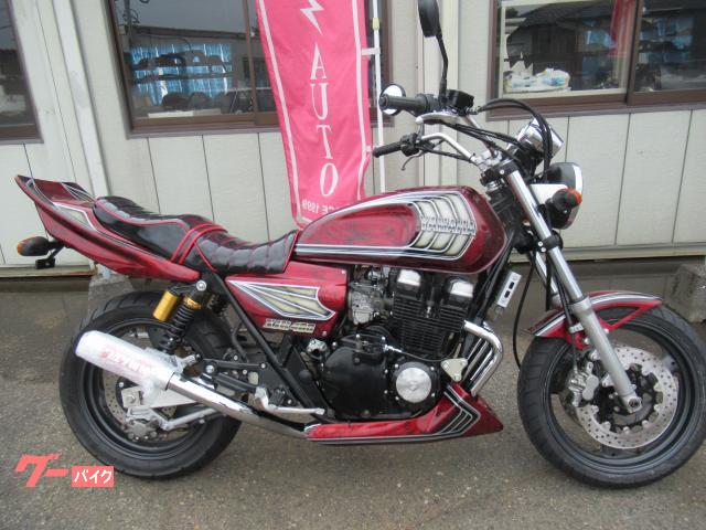 ＸＪＲ４００　　ＮＥＷ外装オールペイントカスタム　新品ワルツ機械マフラー　新品タックロールシート張替