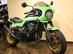 カワサキ　Ｚ９００ＲＳカフェ　ストライカー製バックステップ＆チタンフルエキ　マツケジーニホイール