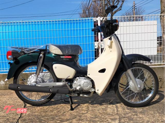 ホンダスーパーカブ50をベースに125ccのカスタム途中、福岡県糟屋郡