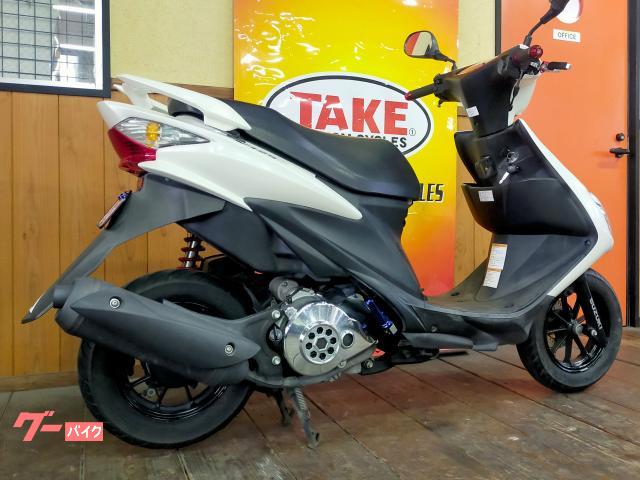 スズキ アドレスV125S アルミホイール等カスタム 前後タイヤ