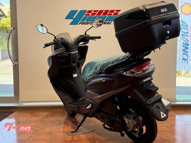 【残り２日】【バイクの状態◎】スズキ2023年式 125cc バーグマンストリートEX　55Lボックス・携帯ホルダー2個付属 残り2日】【バイクの状態◎】スズキ2023年式 125cc バーグマン