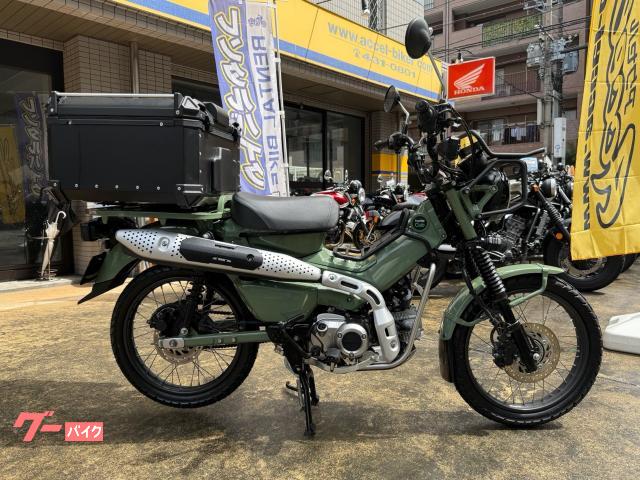 ＣＴ１２５ハンターカブ　ＪＡ６５　ワンオーナー　リヤボックス　フォグランプ　センターキャリア　フロントキャリア　サイドスタンド