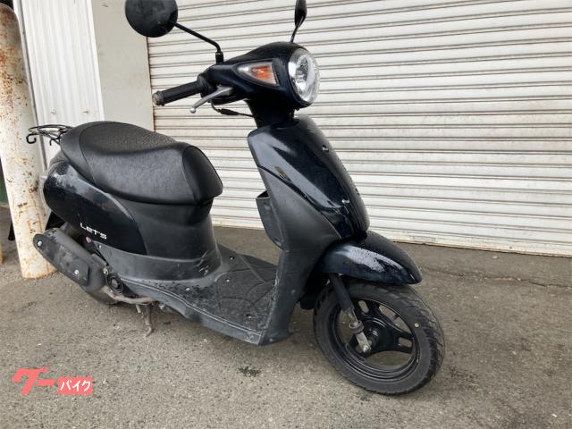 ✴️売却済み⭕️お買得‼️スズキレッツ4お手軽インジェクション男の黒❗️ スズキ レッツ4 インジェクションモデル エンジンOH済み シート張替