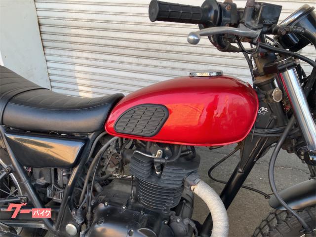 【週末限定！値下げ中】250TR タンク 赤 キャブ車 カワサキ 250TR プチカスタム済み レッドカラータンク｜オート