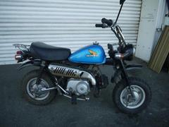 ホンダ　モンキー　リアキャリア　ブルー