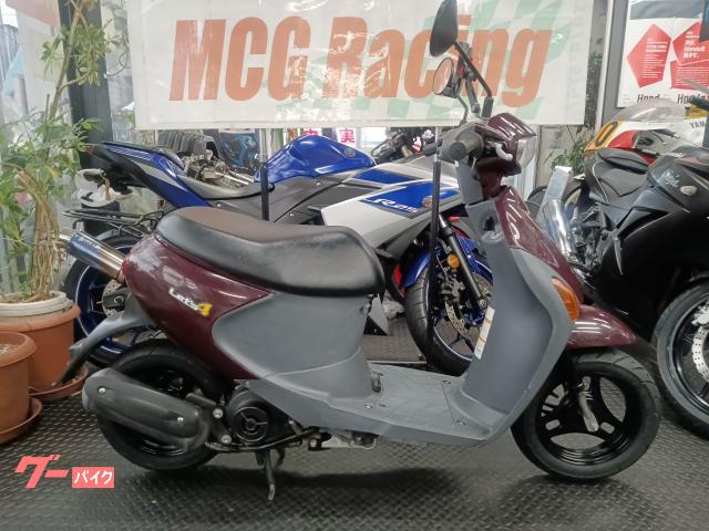 レッツ４　ＦＩインジェクション　ＣＡ４５Ａ型　最終後期モデル　日本製　メットインスクーター　スマホホルダー付き