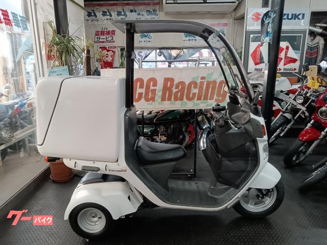 ジャイロキャノピーＴＡ０３型２０１８年モデルＦＩ　ＪＭＳ大型リアボックスＵＳＢ電源グリップヒーター　ドラレコ付　インナーバスケット