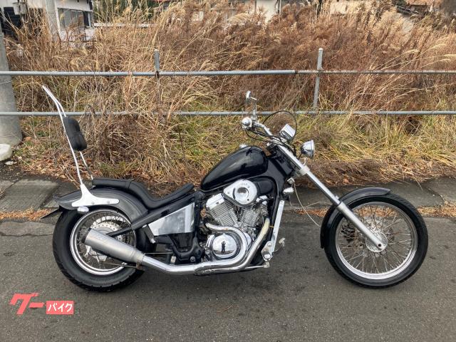 スティード４００　スーパートラップマフラー　トリプルツリー　フォクジョイント　ベーツヘッドライト　リジットバーＳ＆Ｓエアクリーナー