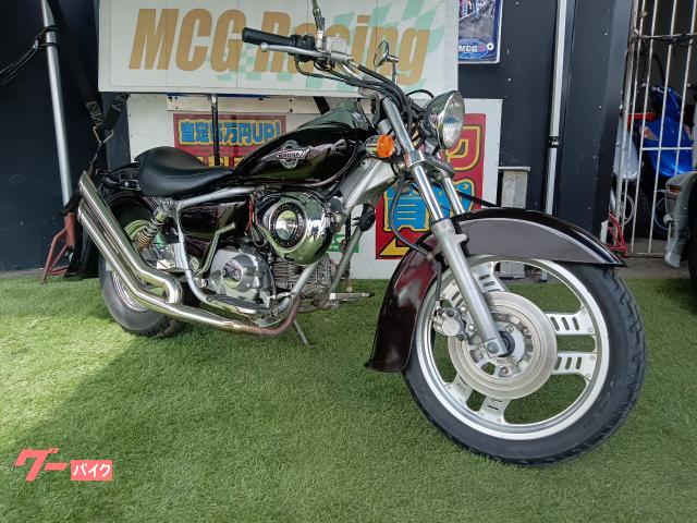 ホンダ MAGNA FIFTYツインスラッシュカットマフラー