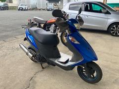 スズキ　アドレスＶ１２５Ｇ　ステンカスタムマフラー　アルミフットボード　ハンドルナックルガード　フェンダーレス　純正アラーム付き