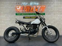 ヤマハ　ＴＷ２００Ｅ　２０００年モデル　ロンスイ　スパトラ　スカチューン　フラットシート　スネークアイテール　ミニメーター　タンデムバー
