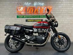 ＴＲＩＵＭＰＨ　スピードツイン１２００　２０１９年モデル　純正ｏｐＧヒーター＆ＬＥＤウインカー　ＧＩＶＩスクリーン　ＥＧガード　ＬＲデグナーバッグ