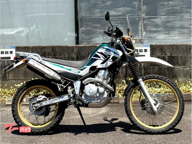 セロー２５０ワンオーナー車、ツーリングスクリーン、アルミアンダーガード、リアキャリア