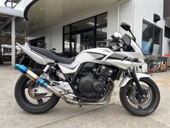 ホンダ　ＣＢ４００Ｓｕｐｅｒ　ボルドール　ＶＴＥＣ　Ｒｅｖｏ　スリップオンマフラー　ＥＴＣ　グリップヒーター　納車時ＦＲタイヤ交換