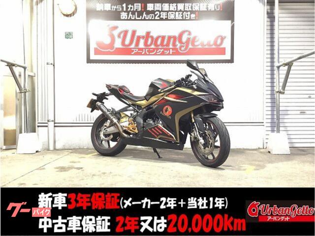 ＣＢＲ２５０ＲＲ　ＭＣ５１型　パラツイン　トリックスターマフラー　ベビーフェイスバックステップ　社外レバー