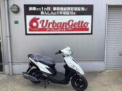 ヤマハ　ジョグ１２５　ＳＥＪ５Ｊ型　ブルーコアエンジン　ＳＭＧ・ＵＢＳ装備　２１．３Ｌメットイン　シャッターキー