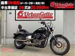 ヤマハ　ドラッグスター１１００　ＶＰ１３Ｊ型　２００８年最終モデル　ブラックエンジン　スラッシュカットマフラー　カスタム多