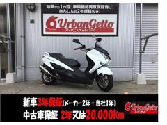 スズキ　バーグマン２００　ＣＨ４１Ａ型　社外マフラー　アジャスタブルレバー　マルチバー