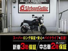 ホンダ　グロム　４スト　ＦＩ　ＡＢＳ　ヘッドライトカバー　グラブバー　モリワキマフラー　アンダーカウル　グレースバー　自賠責１２ヶ月込