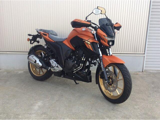 ヤマハ FZS25 ABS ナックルガード ロングバイザー標準装備 