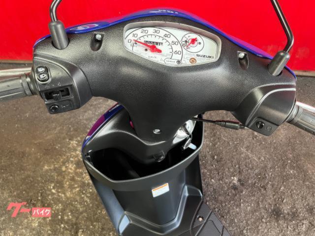 スズキ レッツ 新車 CA4AA パーセクブルー カットフロアボード