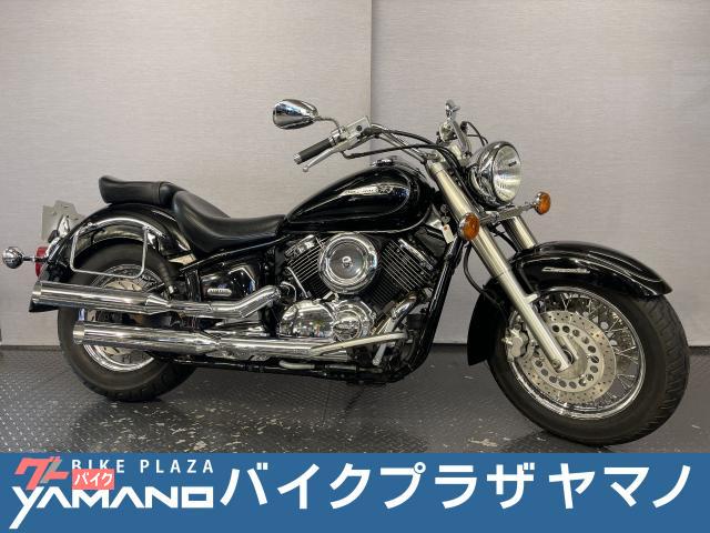 ドラッグスター１１００クラシック　ＶＰ１３Ｊ　２００１モデル　カスタムマフラー　左右バッグサポート