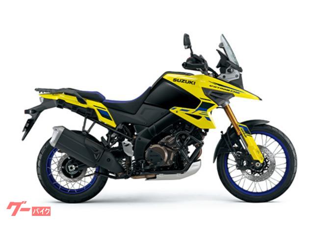 Ｖ−ストローム１０５０ＤＥ　８ＢＬ−ＥＦ１１Ｍ　チャンピオンイエローＮｏ．２　グラススパークルブラック　現行モデル