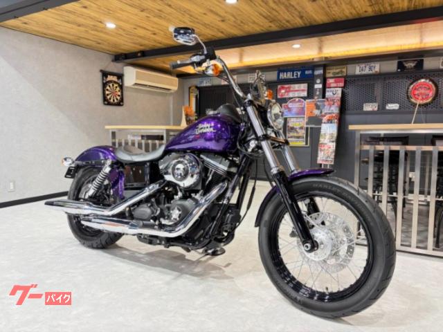 ＦＸＤＢ　ストリートボブ　ハードキャンディーカスタムカラー　エイプハンドル　ソロシート　ミッドコントロール　スポークホイール
