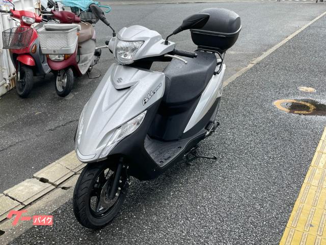 アドレス１２５　フラットシート仕様　Ｍ０型　２０２０年モデル　後期型　黒ホイール