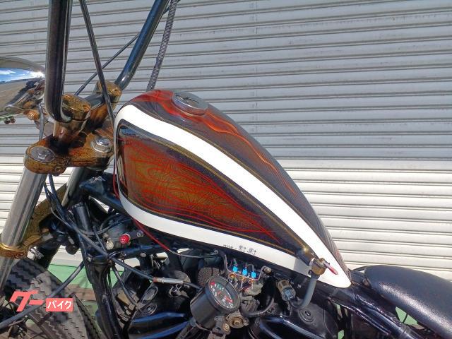 ホンダ スティード400ラップペイントチョッパーフルカスタム