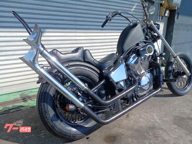 ホンダ スティード400 フィッシュテールマフラー(マフラー本体（社外