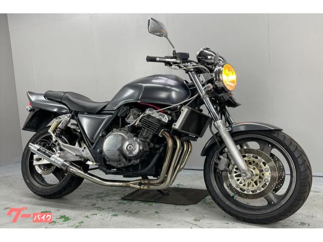 ＣＢ４００Ｓｕｐｅｒ　Ｆｏｕｒ　スーパーフォア　ＮＣ３１　１９９２年モデル　プリティーレーシングマフラー　社外ハンドル