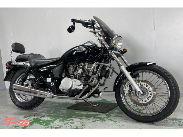 エリミネーター１２５　ＢＮ１２５Ａ　２００２年モデル　スクリーン　ハンドル　バックレスト　エンジンガード　ミラー