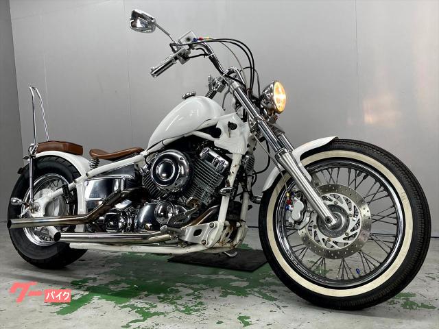 ドラッグスター４００　ＶＨ０１Ｊ　２００２年モデル　カスタム車　ハンドル　タンク　マフラー　シート　Ｒフェンダー　シーシーバー