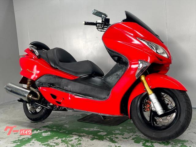 フォルツァ・Ｚ　ＭＦ０８　２００７年モデル　社外マフラー　バックレスト　フェンダーレス　ステップボード