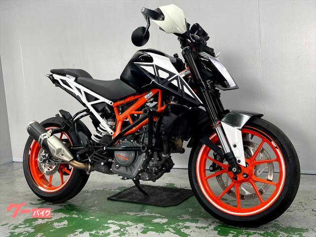 ３９０デューク　ＪＰＪ４０　２０１８年モデル　ナックルガード　ミラー　エンジンガード　ＡＢＳ　Ｆ４３８６Ｒ２