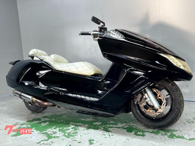 マグザム　ＳＧ２１Ｊ　２００７年モデル　後期　カスタム車　マフラー　シート　Ｆマスク　Ｒサス　Ｒウイング　ヘッドライト　ステップ