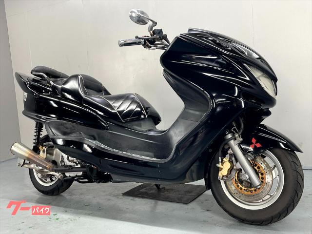 マジェスティＣ　ＳＧ０３Ｊ　２００２年モデル　スーパートラップマフラー　Ｆマスク　シート　テールランプ　リアウイング　ステップ