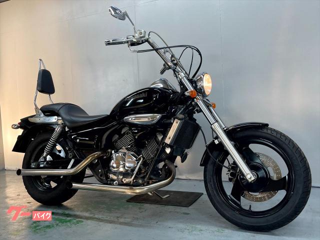 エリミネーター２５０Ｖ　ＶＮ２５０Ａ　１９９９年モデル　社外マフラー　社外ハンドル　バックレスト付き