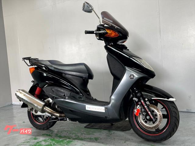 シグナスＸ　ＳＲ　ＳＥ１２Ｊ　２００４年　社外マフラー　社外スクリーン　リアキャリア付