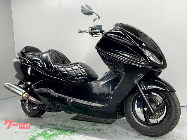 フォルツァ・Ｚ　ＭＦ０８　２００４年モデル　社外マフラー　エナメルシート　エアロ付き　社外フロントマスク　インジェクション