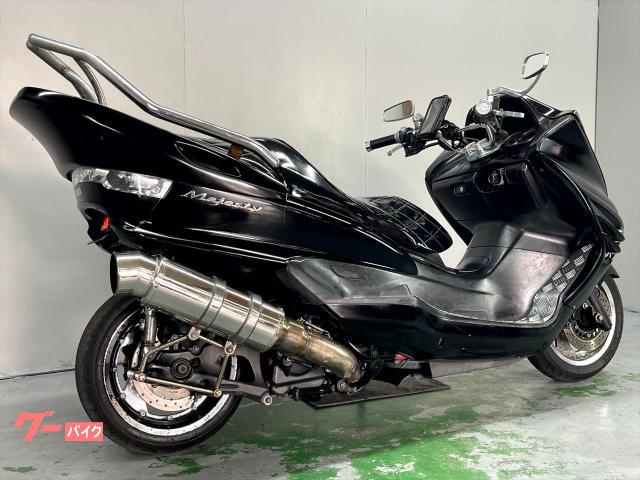 YAMAHAマジェスティーc】SG03J マットブラック エアロカスタム 渋い